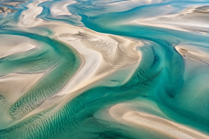 Tide lines.
