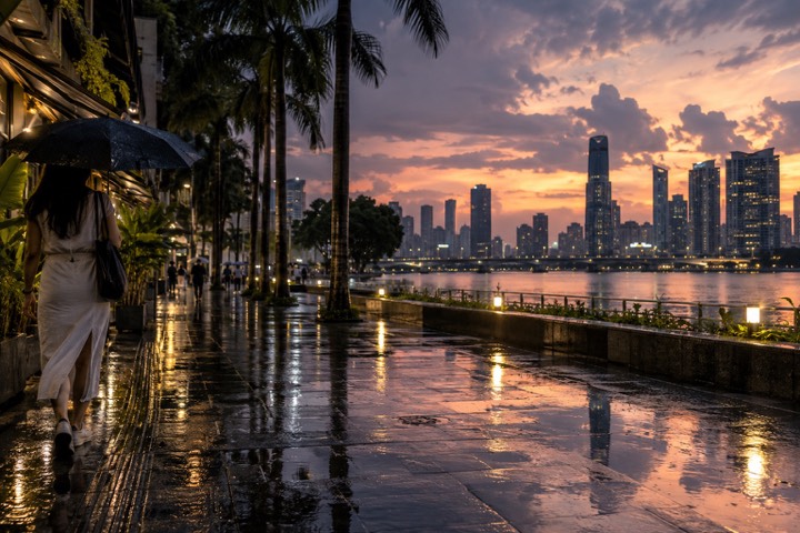 Rain & Reflections — At the edge